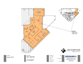 755 W Big Beaver Rd, Troy, MI à louer Plan d’étage- Image 1 de 1