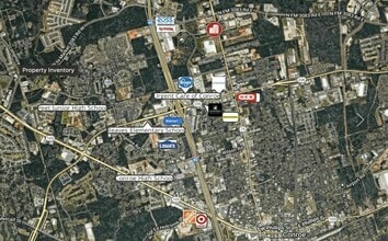 2525 N Frazier St, Conroe, TX - Aerial map view