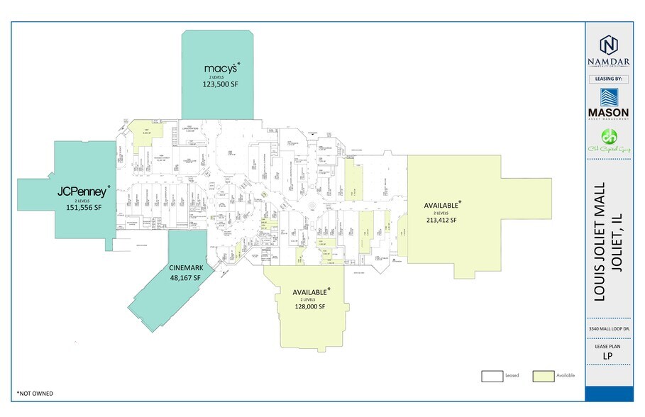 3340 Mall Loop Dr, Joliet, IL à louer - Plan de site - Image 3 de 6
