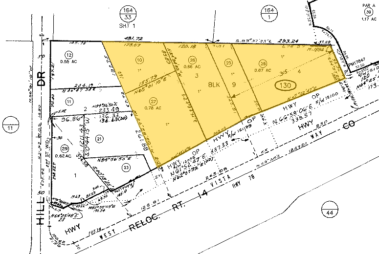 1255-1325 W Vista Way, Vista, CA à vendre - Plan cadastral - Image 2 de 6