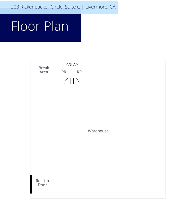 203 Rickenbacker Cir, Livermore, CA for lease Floor Plan- Image 1 of 1