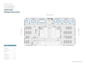100 Park Ave, New York, NY for lease Floor Plan- Image 1 of 7