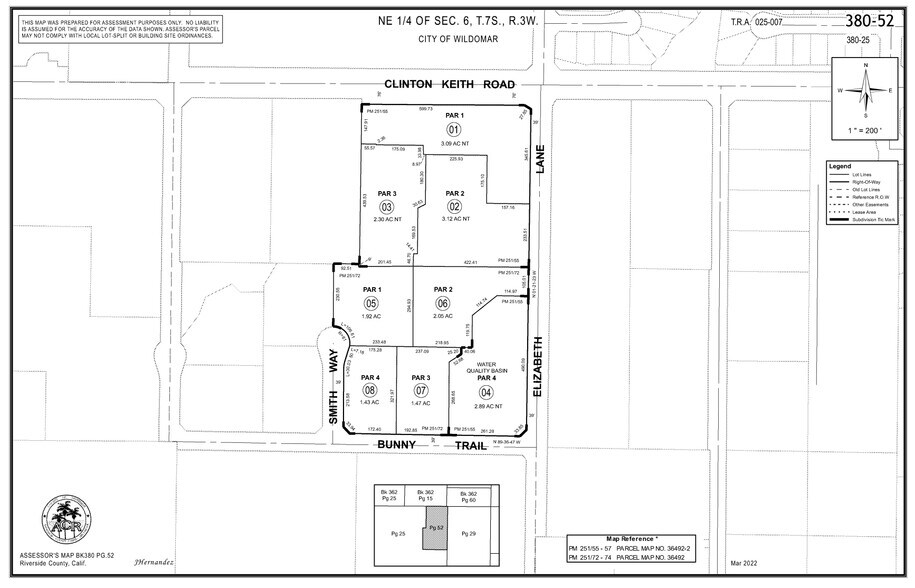 24750 Clinton Keith Rd, Wildomar, CA à vendre - Plan cadastral - Image 3 de 3