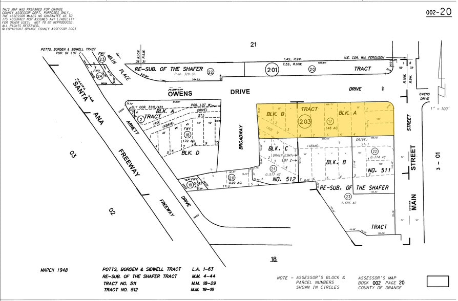 2670 N Main St, Santa Ana, CA à louer - Plan cadastral - Image 2 de 8