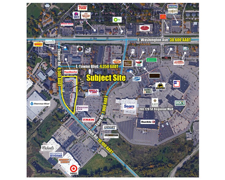 1633-1735 Thierer Rd, Madison, WI à vendre Aérien- Image 1 de 4