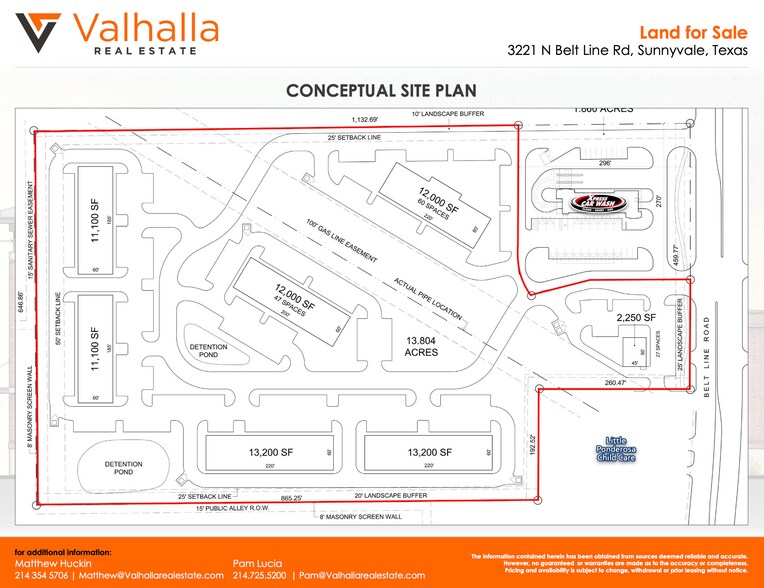 3221 N Belt Line Rd, Sunnyvale, TX à vendre - Plan de site - Image 1 de 1