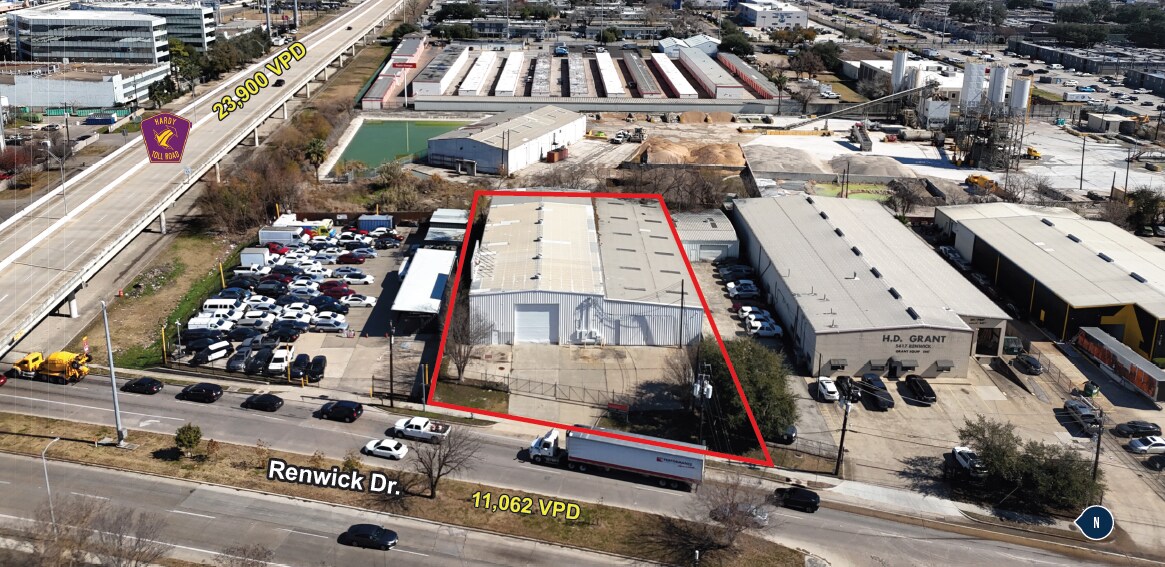 5411 Renwick Dr, Houston, TX à vendre Photo du bâtiment- Image 1 de 2