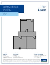 7880 San Felipe St, Houston, TX for lease Floor Plan- Image 1 of 1