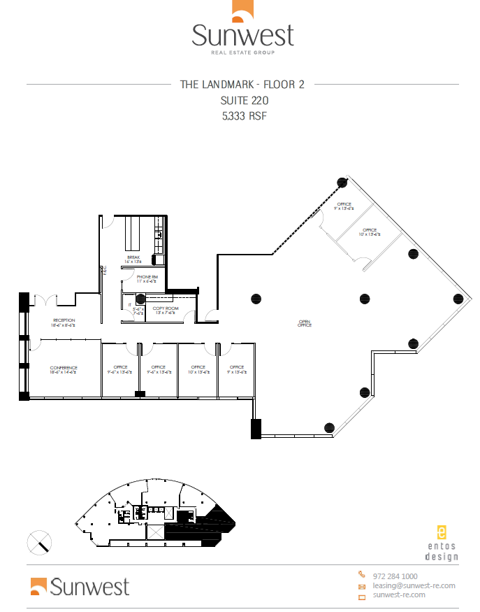 14800 Landmark Blvd, Dallas, TX for lease Floor Plan- Image 1 of 1