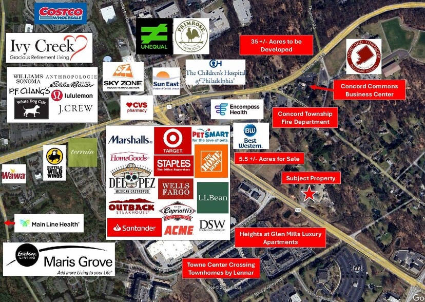 643-647 Conchester Highway Hwy, Glen Mills, PA for sale - Building Photo - Image 2 of 2