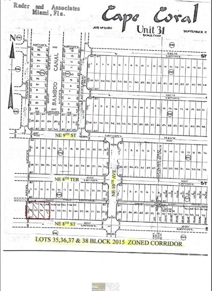 1021 NE 8th St, Cape Coral, FL for sale - Plat Map - Image 2 of 2
