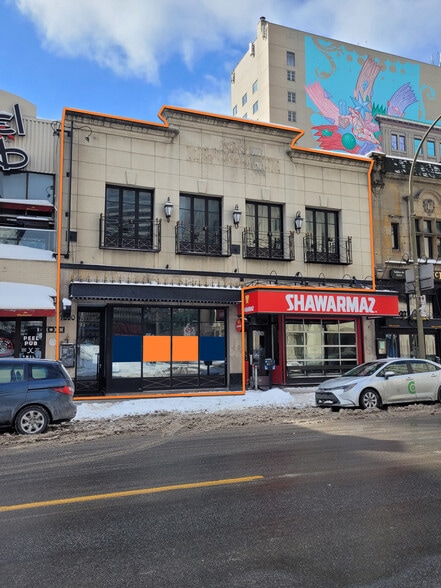 1200-1206 Rue Peel, Montréal, QC à louer - Photo du bâtiment - Image 3 de 4