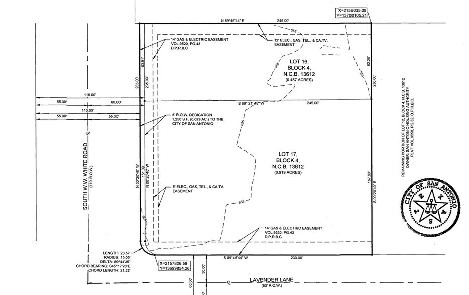 804 S WW White Rd, San Antonio, TX for sale - Plat Map - Image 2 of 3