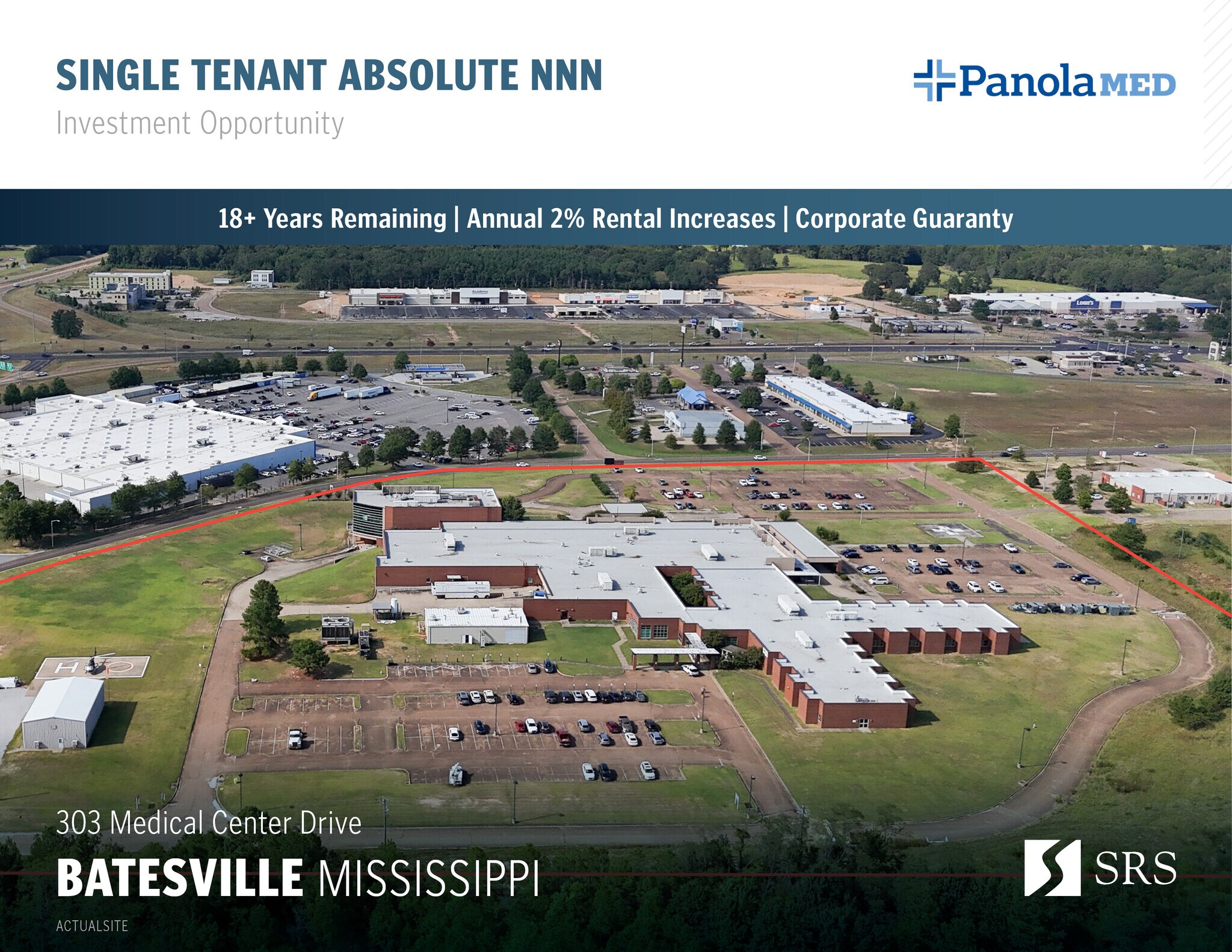 303 Medical Center Dr, Batesville, MS à vendre Photo principale- Image 1 de 11