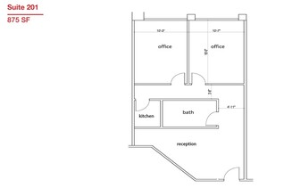 2211 Corinth Ave, Los Angeles, CA à louer Plan d  tage- Image 1 de 1