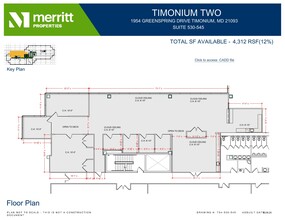 1966 Greenspring Dr, Timonium, MD for lease Floor Plan- Image 1 of 1