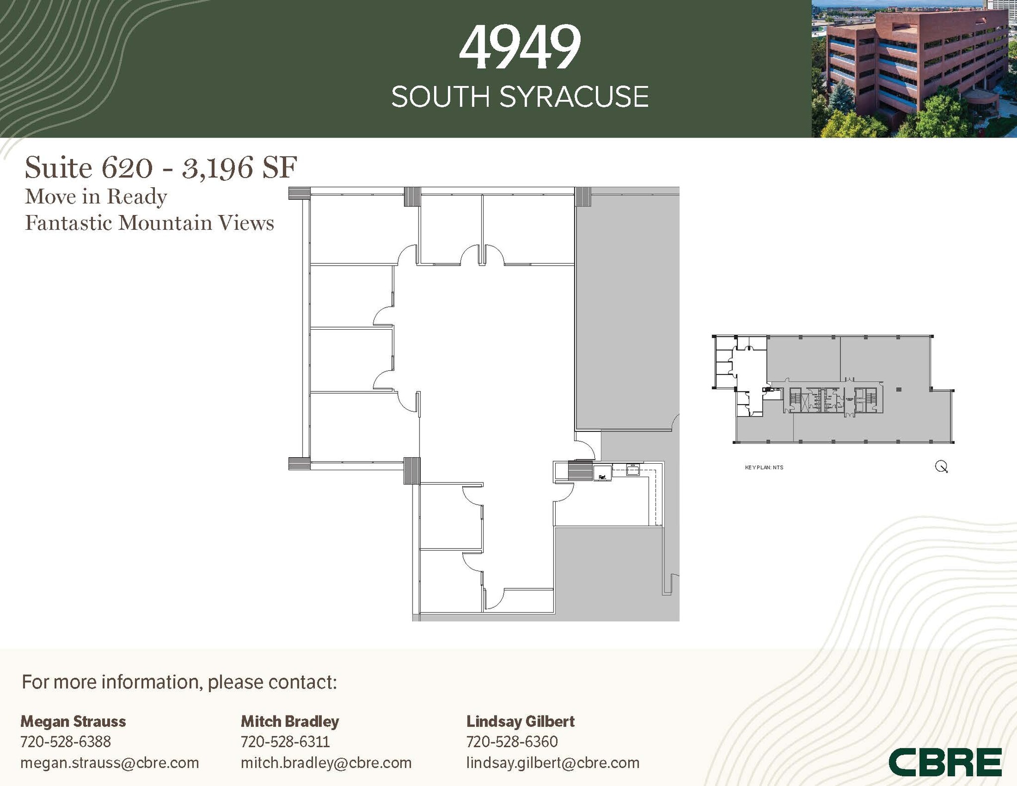 4949 S Syracuse St, Denver, CO à louer Plan d’étage- Image 1 de 1