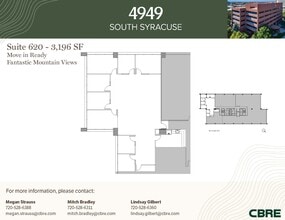 4949 S Syracuse St, Denver, CO à louer Plan d’étage- Image 1 de 1