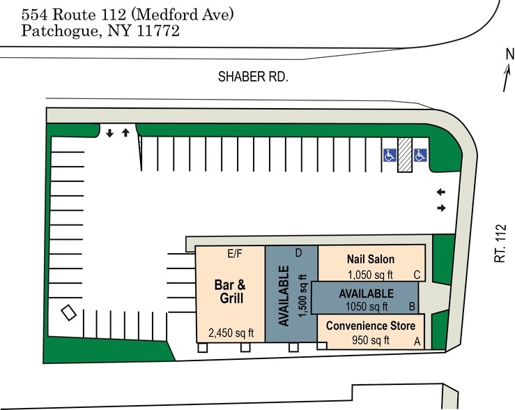 554 Medford Ave, Patchogue, NY for lease - Site Plan - Image 2 of 8