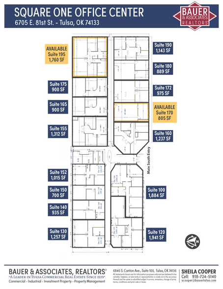 6703-6709 E 81st St, Tulsa, OK à louer - Plan de site - Image 3 de 14