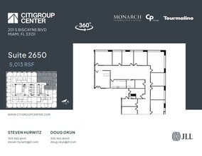 201 S Biscayne Blvd, Miami, FL for lease Floor Plan- Image 1 of 1
