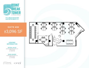 17011 Beach Blvd, Huntington Beach, CA for lease Floor Plan- Image 1 of 2