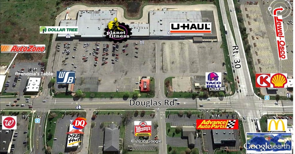 1800-1900 Douglas Rd, Montgomery, IL for lease - Goad Map - Image 1 of 13