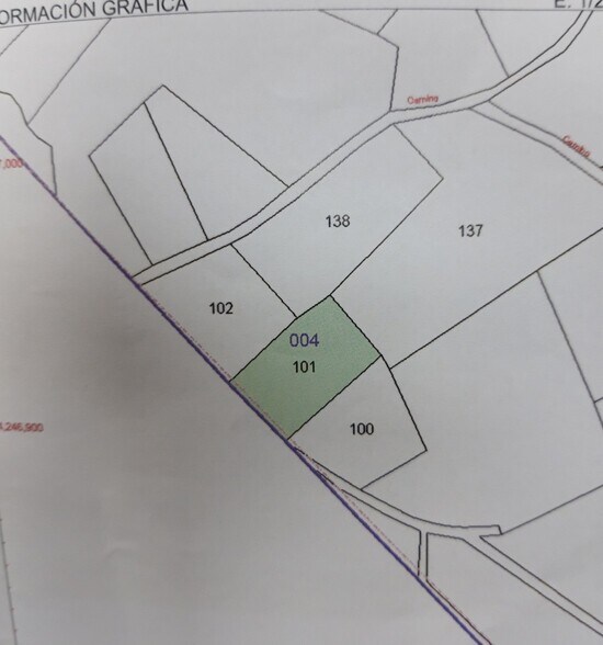 Terrain dans Aspe, Alicante à vendre - Plan de site - Image 2 de 2