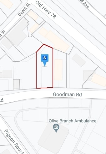 9200 Goodman Rd, Olive Branch, MS à louer - Plan cadastral - Image 3 de 4