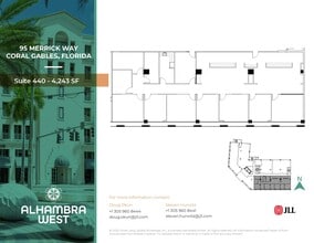 95 Merrick Way, Coral Gables, FL for lease Floor Plan- Image 1 of 1