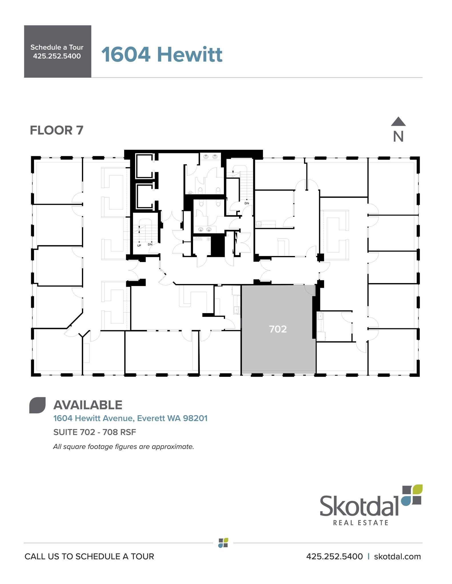 1602-1604 Hewitt Ave, Everett, WA à louer Plan de site- Image 1 de 1