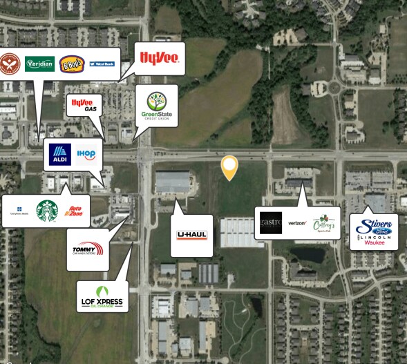 1250 Hickman Rd E, Waukee, IA à louer Photo du bâtiment- Image 1 de 2