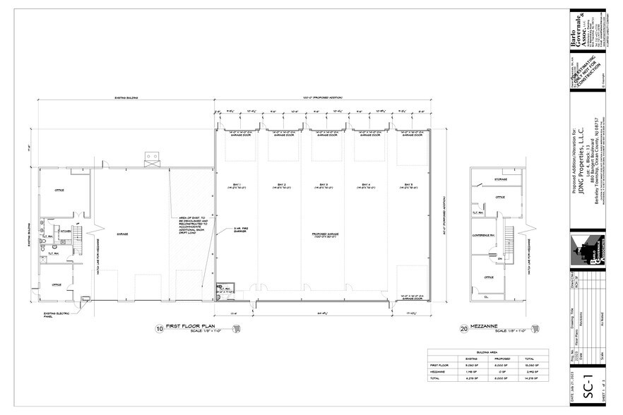 880 Bangert Blvd, Berkeley Township, NJ à louer - Plan d’étage - Image 2 de 5