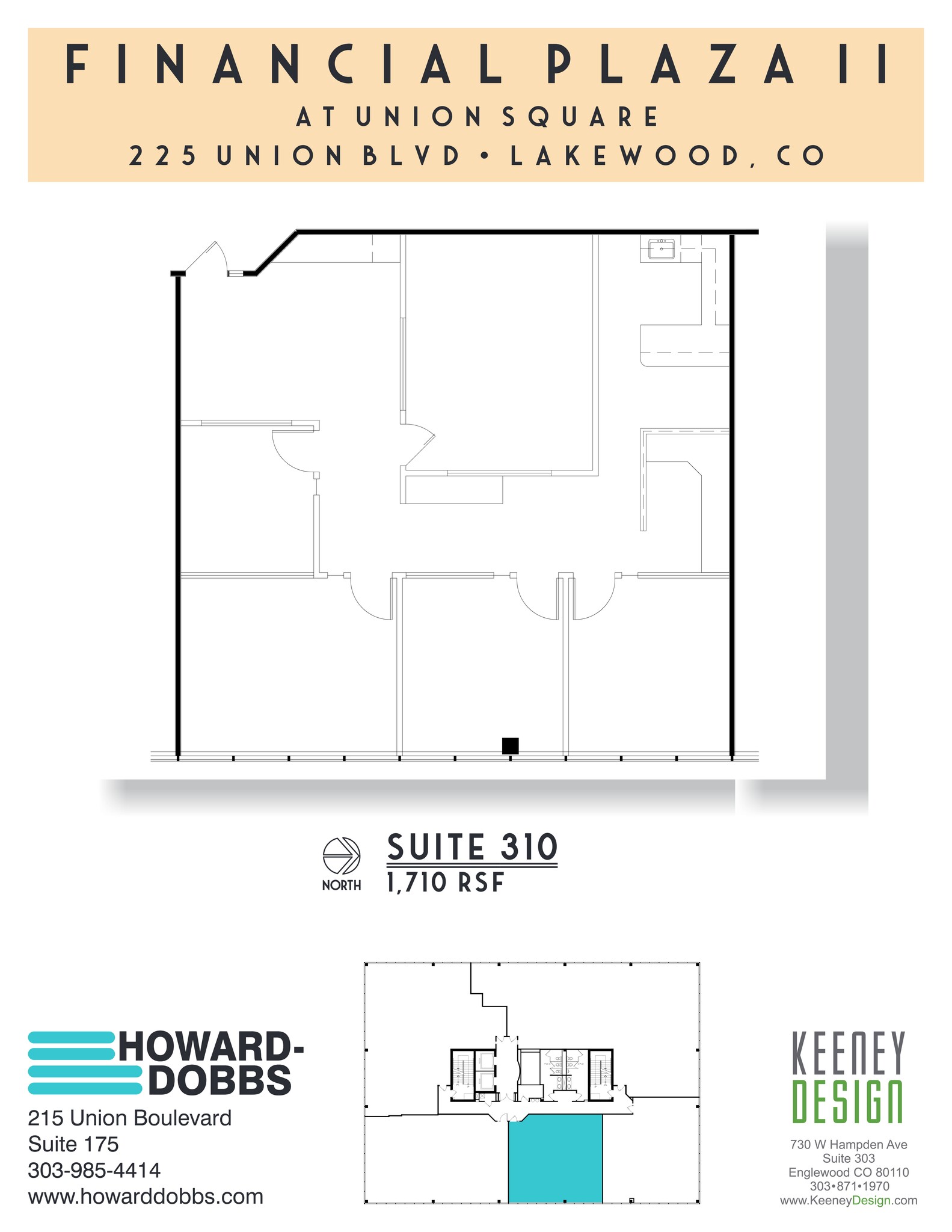 225 Union Blvd, Lakewood, CO à louer Plan de site- Image 1 de 1
