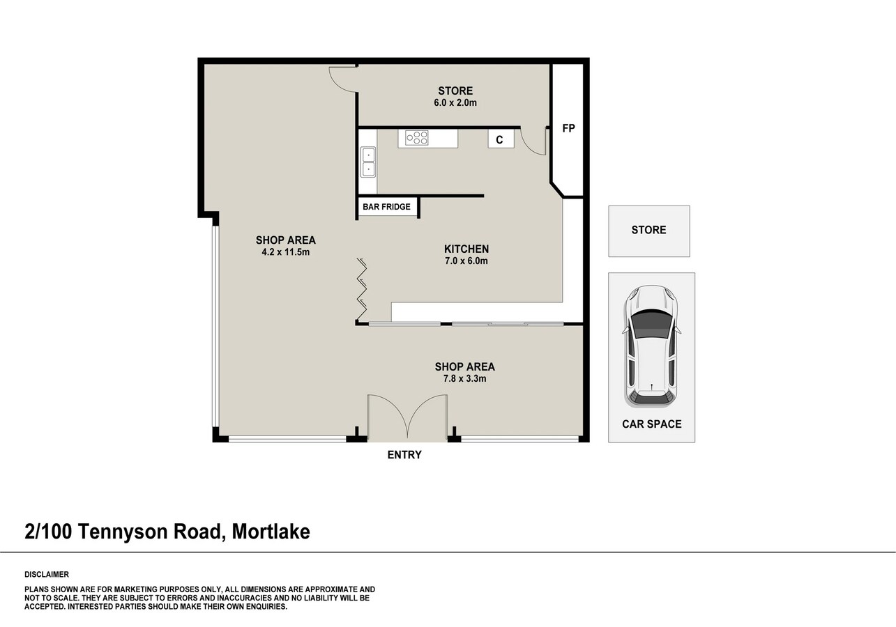 100 Tennyson Rd, Mortlake, NSW 2137 - Unit Unit 2 -  - Floor Plan - Image 1 of 5