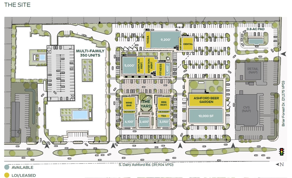 NEC Briar Forest, Houston, TX for lease - Site Plan - Image 2 of 9
