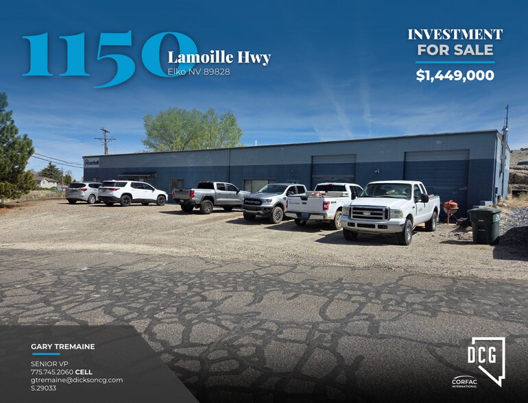 1150 Lamoille Hwy, Elko, NV à vendre - Photo du bâtiment - Image 1 de 8