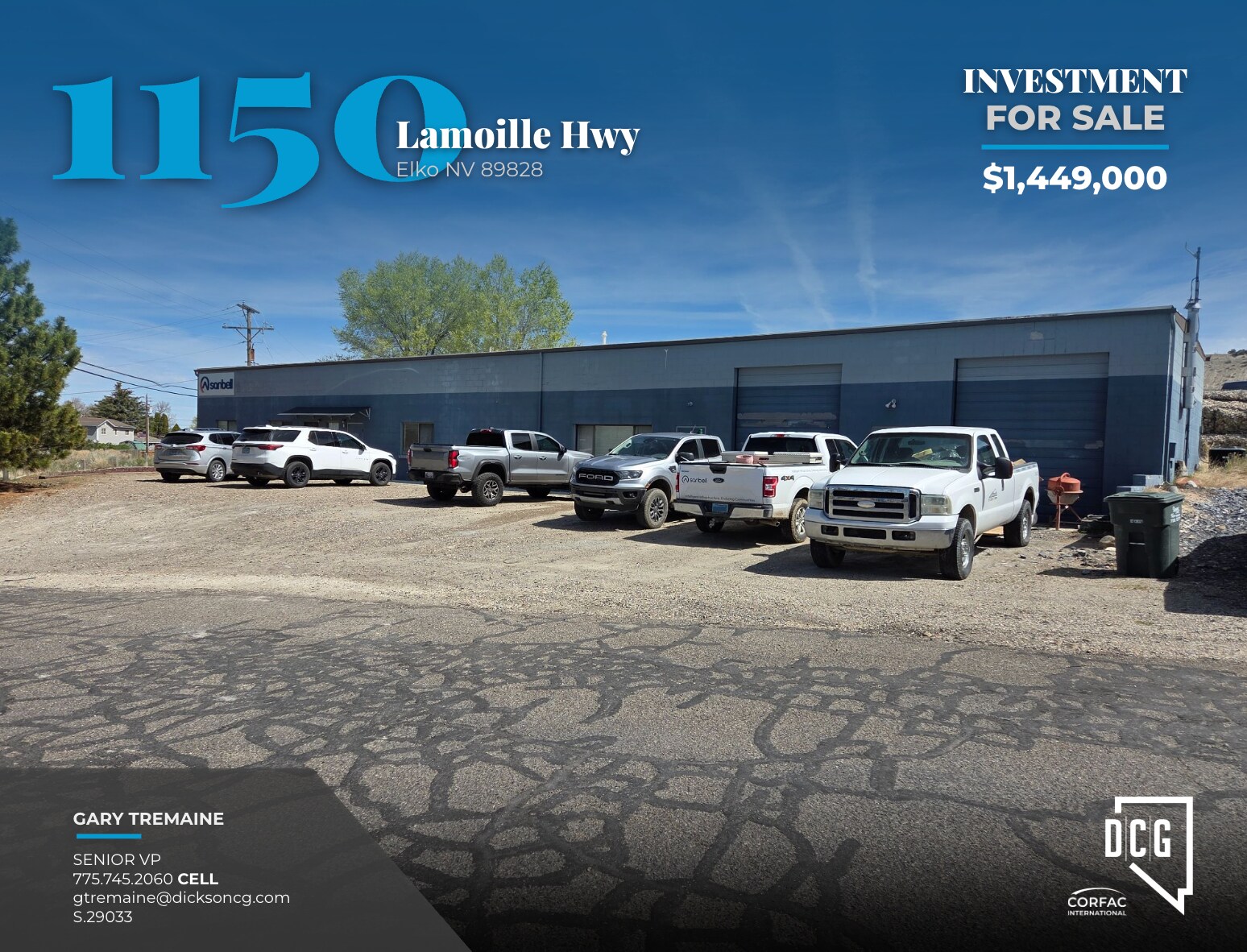 1150 Lamoille Hwy, Elko, NV à vendre Photo du bâtiment- Image 1 de 9