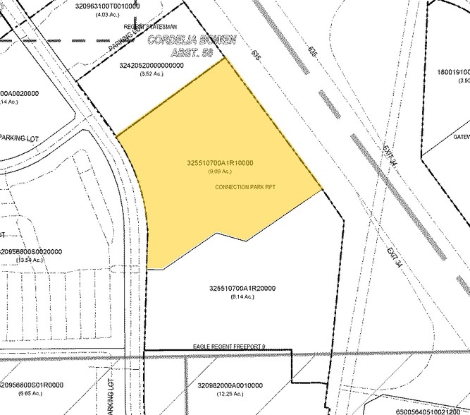 4851 Regent Blvd, Irving, TX à louer - Plan cadastral - Image 2 de 4