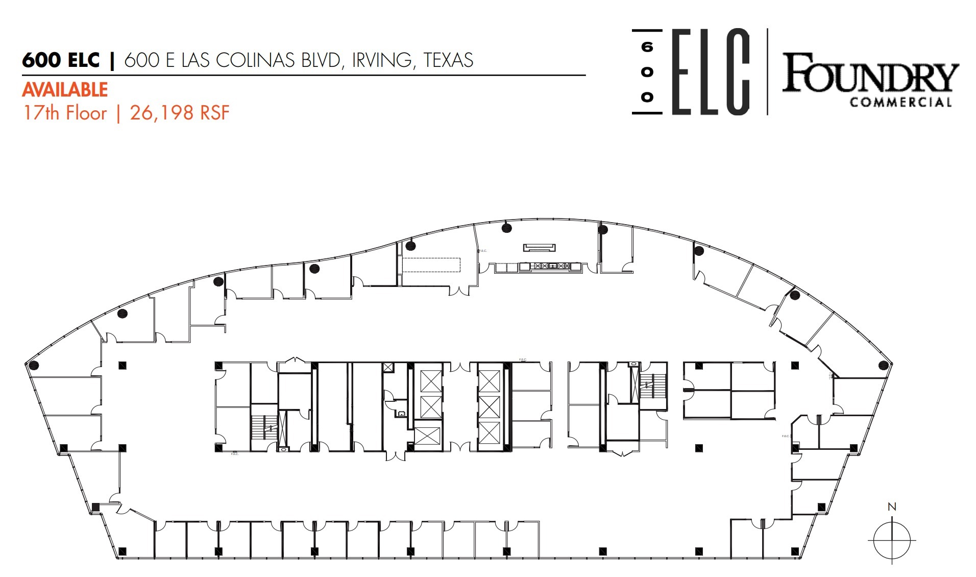 600 E Las Colinas Blvd, Irving, TX à louer Plan d  tage- Image 1 de 1