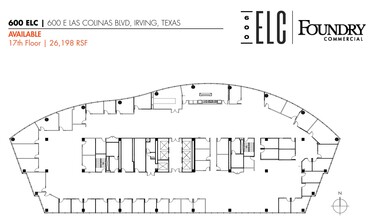 600 E Las Colinas Blvd, Irving, TX à louer Plan d  tage- Image 1 de 1