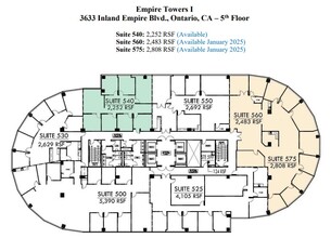 3633 Inland Empire Blvd, Ontario, CA à louer Plan d’étage- Image 1 de 1