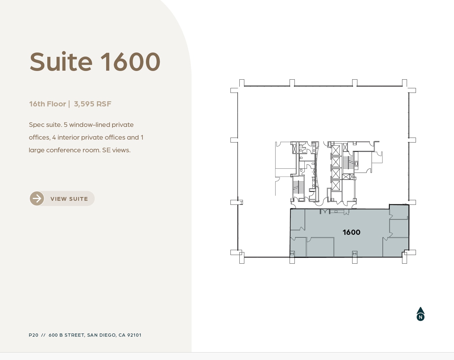 600 B St, San Diego, CA for lease Floor Plan- Image 1 of 1