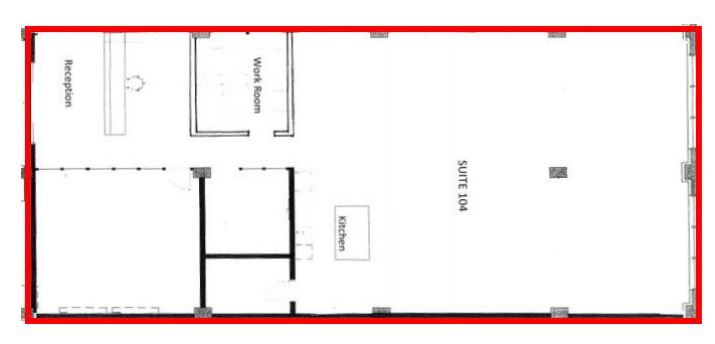 10345 105th St NW, Edmonton, AB for lease Floor Plan- Image 1 of 1