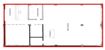 10345 105th St NW, Edmonton, AB for lease Floor Plan- Image 1 of 1