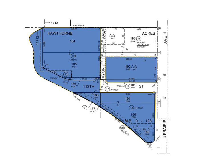 11219-11227 S Prairie Ave, Inglewood, CA for lease - Plat Map - Image 2 of 2