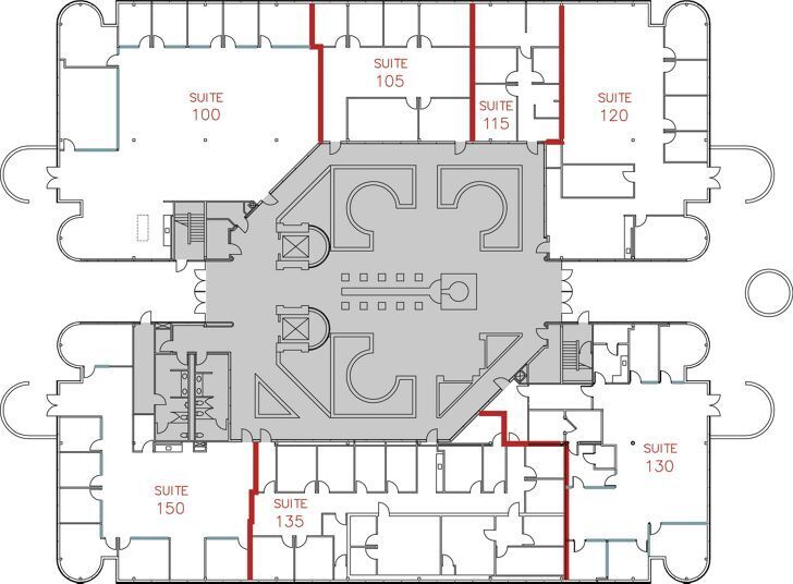 4350 Executive Dr, San Diego, CA à louer Plan d’étage- Image 1 de 1