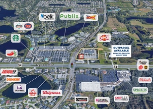 2126 Collier Pky, Land O' Lakes, FL - AÉRIEN  Vue de la carte