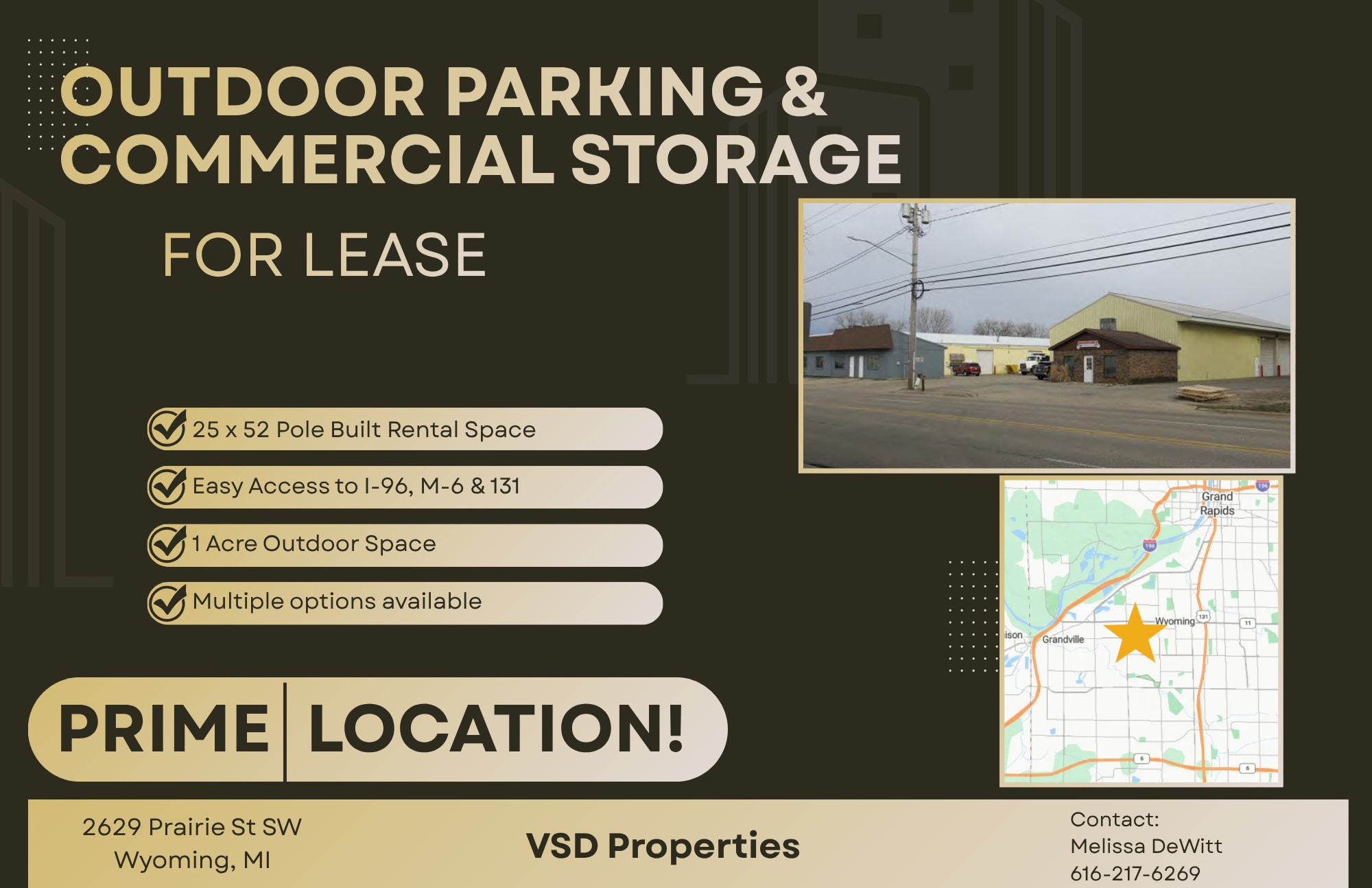 2629 Prairie St SW, Wyoming, MI for lease Interior Photo- Image 1 of 3