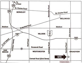 2657-2659 Gardner Rd, Broadview, IL - AERIAL  map view
